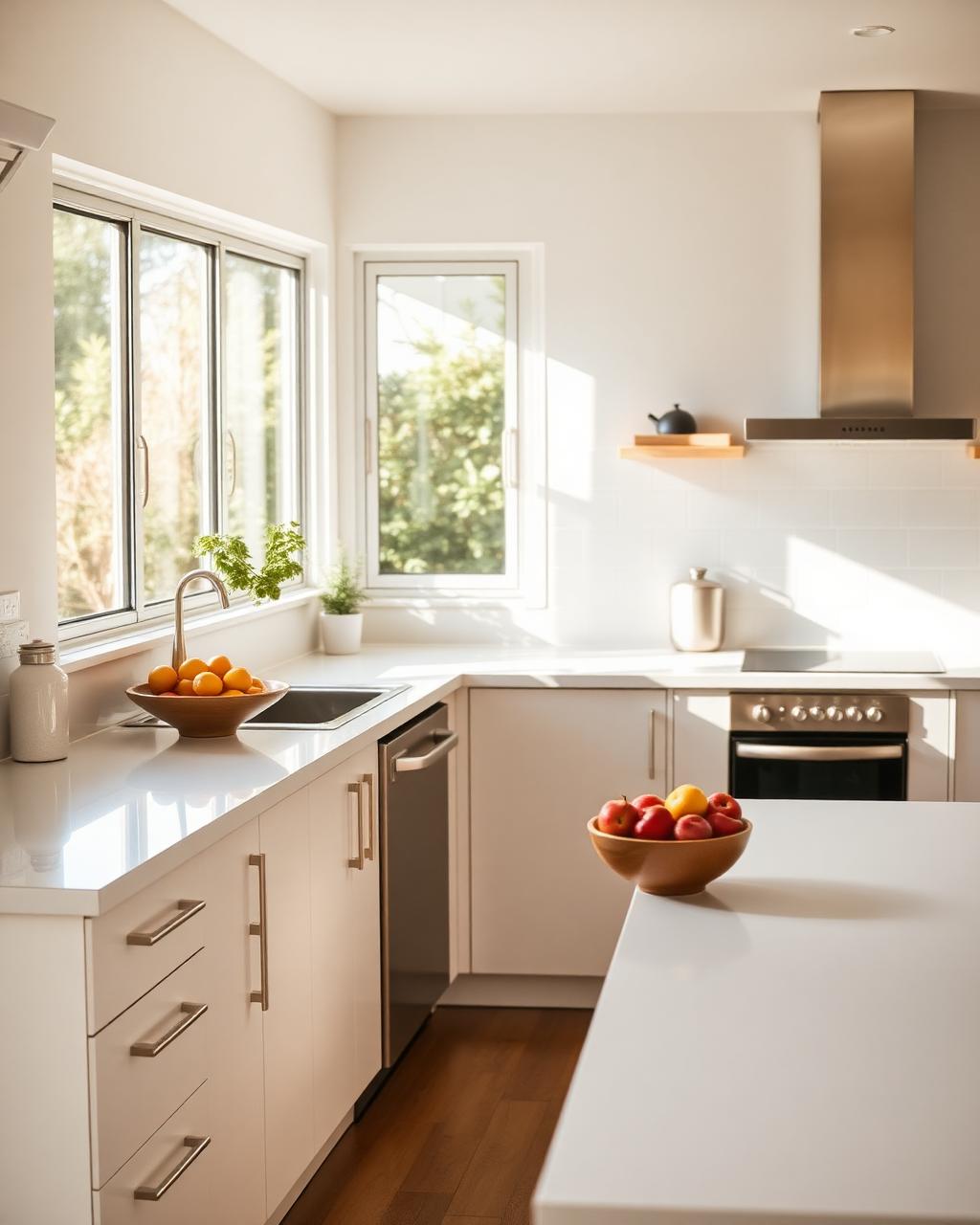 Bright, immaculate family kitchen